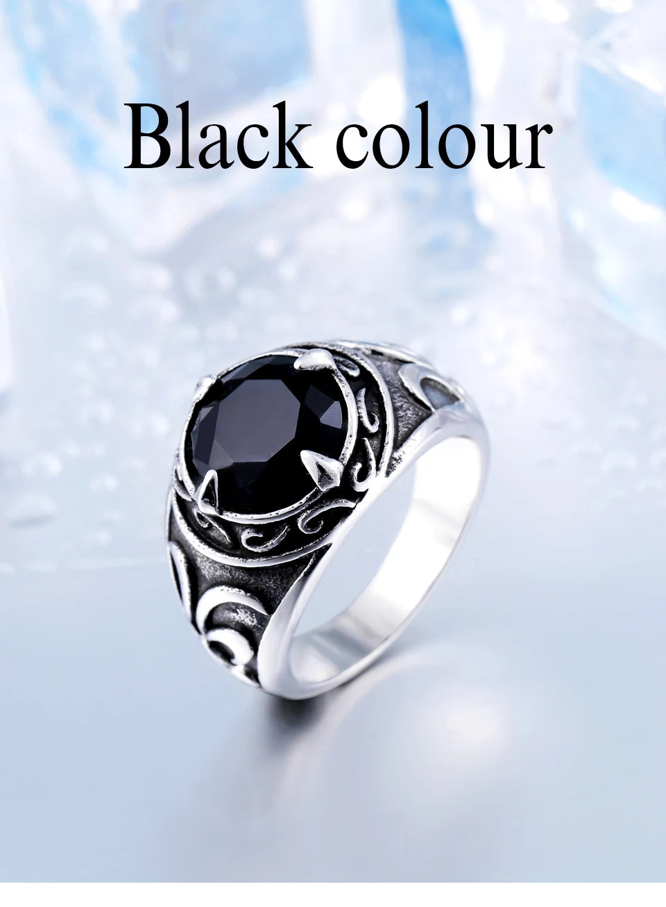 Beier 316L Stainless Steel Viking Men Ring Knot Rune Norse Jewelry Exquisite  Ring LLBR8-270R