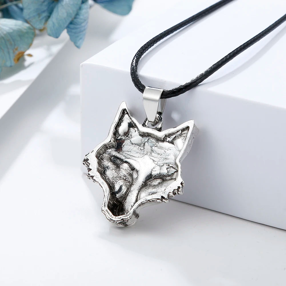 Norse i am wolf Viking Celtics Necklace For Men/Women Popular Totem Amulet With Card Jewelry Gifts Dropshipping Wholesale